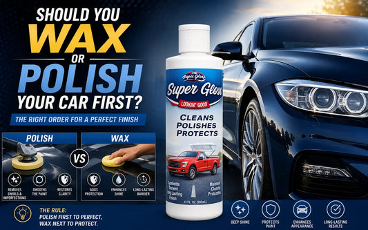 Should You Wax or Polish Your Car First