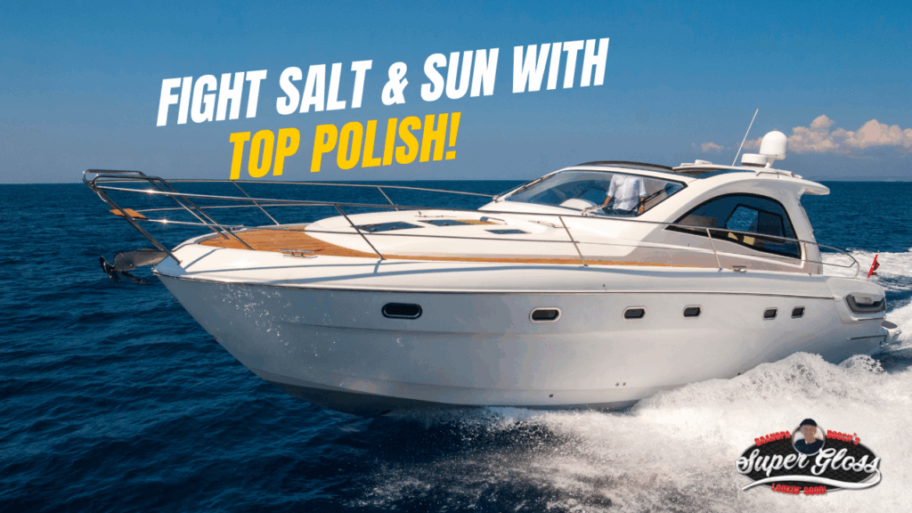 Boat Polish for retain boat surface shinny